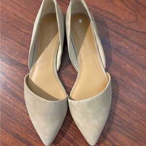 J. Crew Women's Beige Pointed Flats